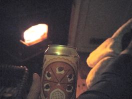 Wood burner was ace. fully stocked with wood too