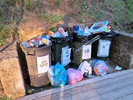 All bins werent emptied for days