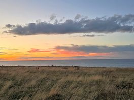 Beautiful sunset view from our pitch
