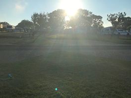 Sunset from our pitch!