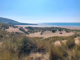 Beautiful beach right next to campsite