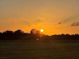 Sunset at the campsite