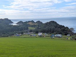 Camping from the hill