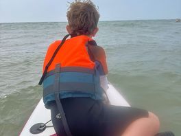 Out paddle boarding