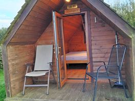 Glamping pod.