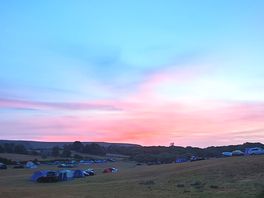 Stunning sky over the campsite