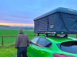 A glimpse of the sun during the otherwise wet weather!