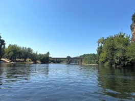 The dordogne river is literally a 5 minute walk from the site through a private gate