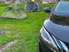 Our camping pitch