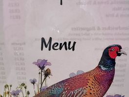 Cafe menu