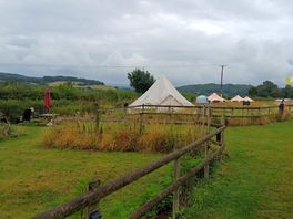 Bell tents for hire £85 per night july 2025