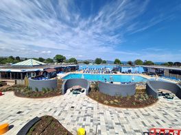 Pool from the jetty terrace