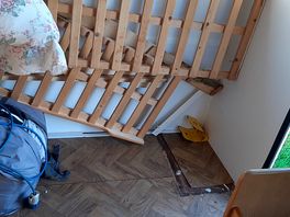 Erster blick beim betreten des caravan