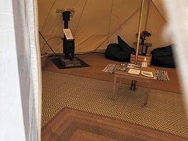 Tent entrance
