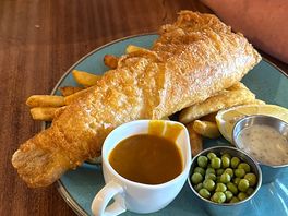 Fish and chips from the loretta restaurant