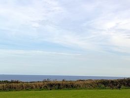 View across to the sea