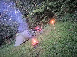Settling in for the night