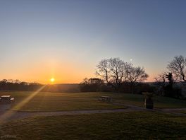 Watched the sunset every evening.