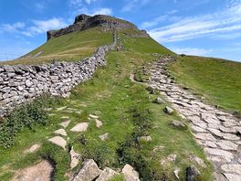 En route to the summit of pen-y-ghent