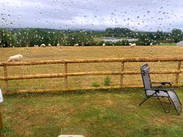 I watched a weather system miss us it was so far away!