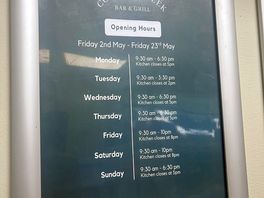 Opening times