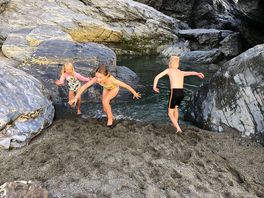 Evening dip