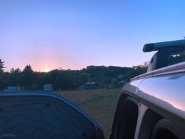 Sun setting