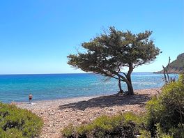 Strand beim campingplatz