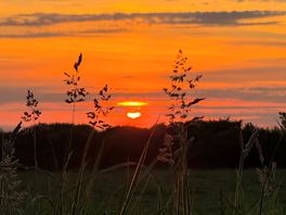 Sunset view from my pitch