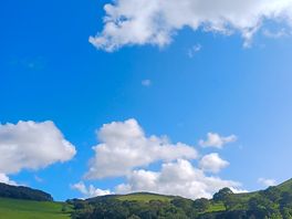 Beautiful blue sky