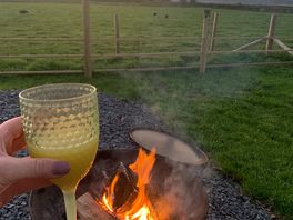Fire pit with a view