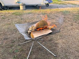 Raised campfire allowed