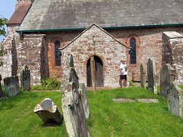 Pretty church next to the site.