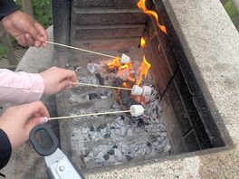 Marshmallow on the bbq