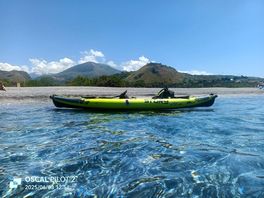 Canoeing along the coast and island