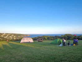 A lovely evening view from the tent