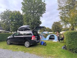 At camping site😊