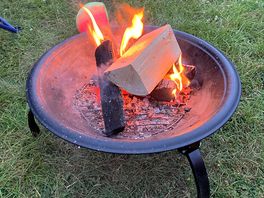 The marshmallows are out of shot
