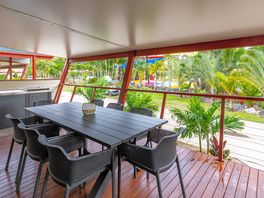 Exterior dining area