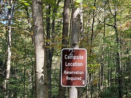 Marked campsites