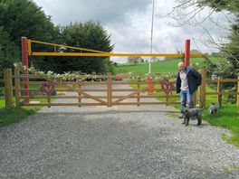 Entrance to the site