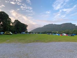 Spacious field. amazing sunset views