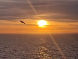 Just one of the amazing sunsets