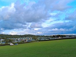 Great views from field