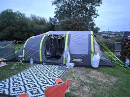 Camp nearly set up