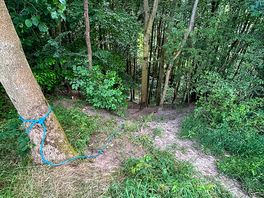 Steep drop to adventure!