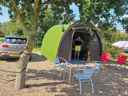 Camping with pod