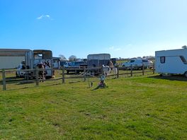 Spacious grass pitches