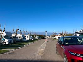 Main campsite - looking towards the entrance from the facilities block
