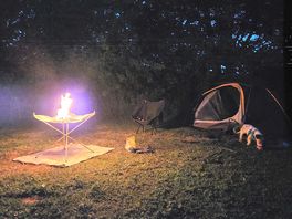 Little firepit end night